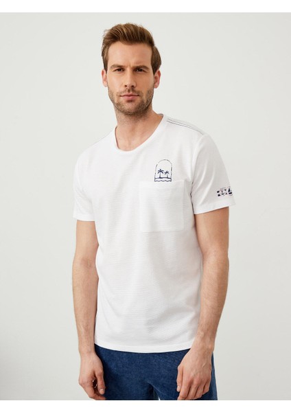 %100 Pamuk Regular Fit Baskılı Tişört