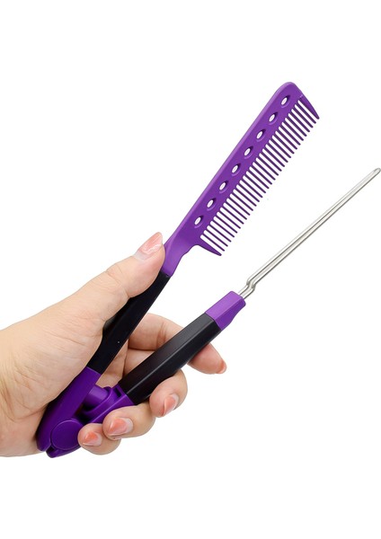 Düz Saç Şekillendirici Tarak (Yurt Dışından)