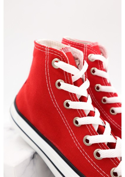 Unisex Siyah Beyaz Spor Ayakkabı Convers Uzun Bilekli Sneaker fiyatları