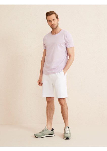 Bisiklet Yaka %100 Pamuk Regular Fit Basic Tişört fiyatları