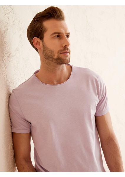 Bisiklet Yaka %100 Pamuk Regular Fit Basic Tişört modelleri
