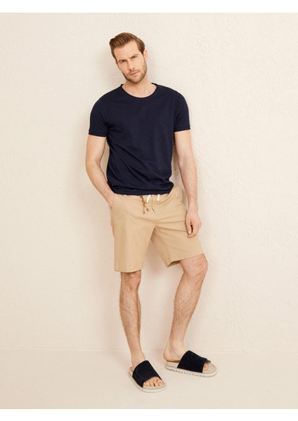 Erkek Lacivert Regular Fit Pamuklu Basic Tişört fiyatları