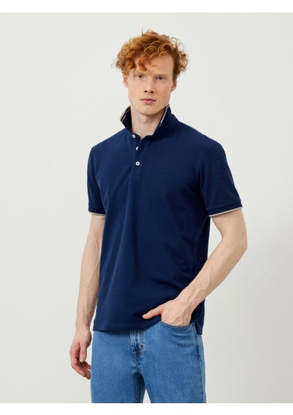Polo Yaka %100 Pamuk Slim Fit Basic Tişört
