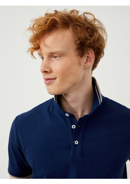 Polo Yaka %100 Pamuk Slim Fit Basic Tişört