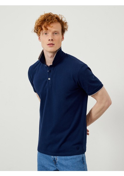 Polo Yaka %100 Pamuk Slim Fit Basic Tişört