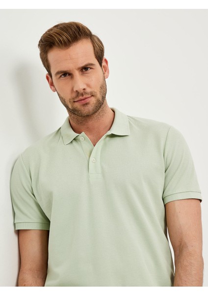 Polo Yaka %100 Pamuk Regular Fit Basic Tişört