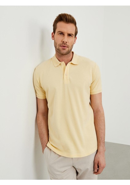 Polo Yaka %100 Pamuk Regular Fit Basic Tişört