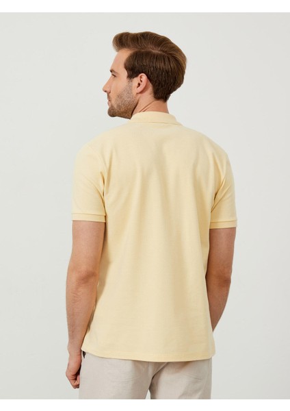 Polo Yaka %100 Pamuk Regular Fit Basic Tişört