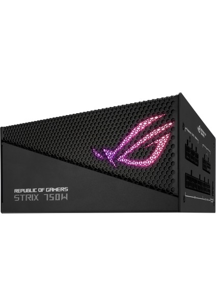 ROG-STRIX-750G AURA 80+ GOLD 750W MODÜLER ATX 3.0 UYUMLU PCI-E 5.0 10 YIL GARANTİ