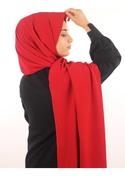 Kırmızı Sima Medine İpeği Şal fiyatları