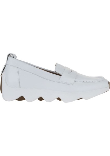 Beyaz Deri Kadın Günlük Ayakkabı 01WZ2801 fiyatları