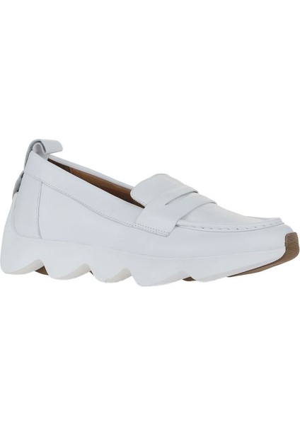Beyaz Deri Kadın Günlük Ayakkabı 01WZ2801 modelleri