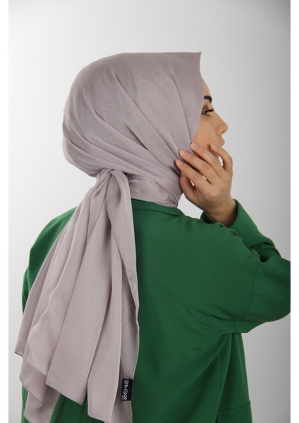 Soft Lila-9 Sima Janjanlı Şifon Şal