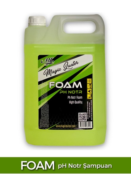 Ph Notr Foam 5 Lt ( Ph Nötr Araç Yıkama Şampuanı )