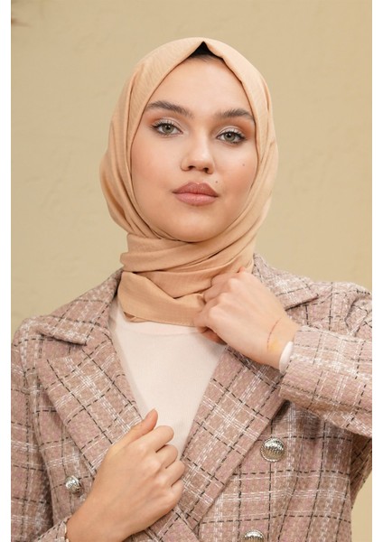 Koyu Bej Loryan Scarf Alisa Şal modelleri