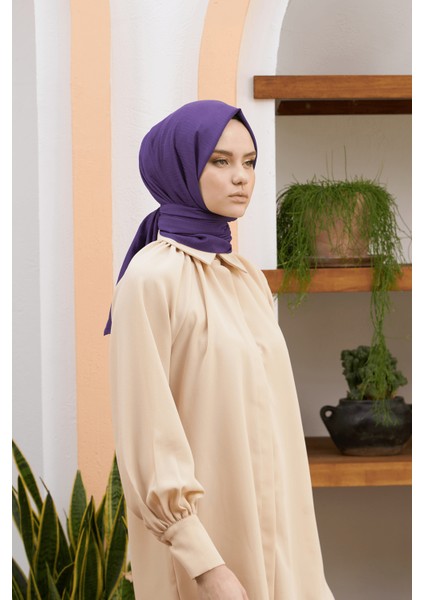 Koyu Lila Loryan Scarf Alisa Şal fiyatları