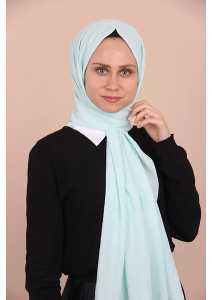 Loryan Scarf Su Yeşili Loryan Scarf Viva Crush Lycra Şal