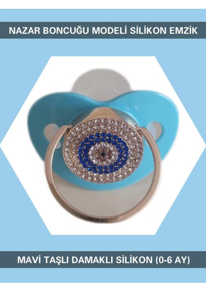 Nazar Boncuğu Modeli Silikon Emzik BEZYI350
