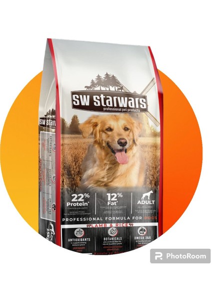 Kuzu Etli Köpek Maması 22 Protein (15 Kg) Sw Starwars