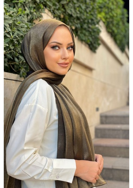 Gold Harem Scarf Işıltı Şal
