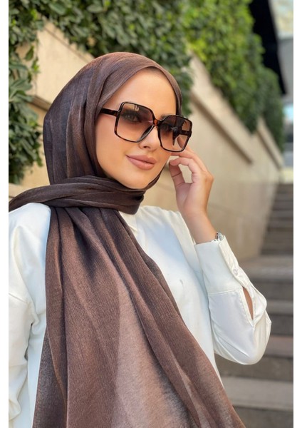 Karamel Harem Scarf Işıltı Şal