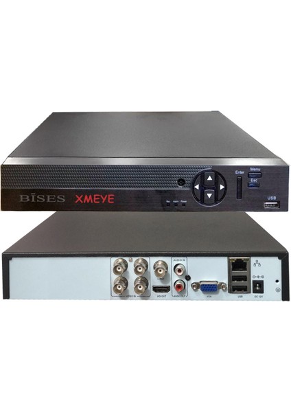 5 Kameralı Araç Yüz Insan ve Hareket Algılayan 5 Mp Lens 1080P Gece Renkli Gösteren Plastik Kasa Güvenlik Kamerası Seti 303W fiyatları