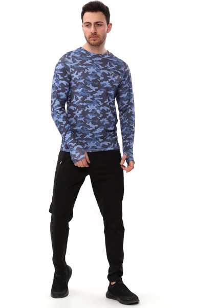 S.p.q.r Uzun Kollu T-Shirt Evoco Mavi fırsatları