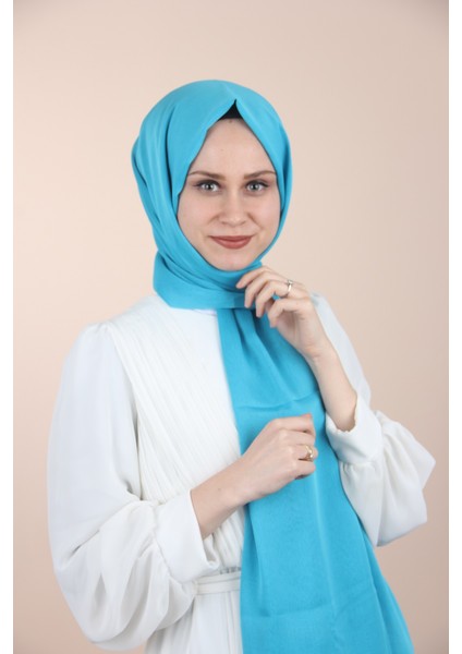 TURKUAZ-261 Sima Janjanlı Şifon Şal