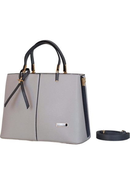 M814 Açık Gri Suni Deri Bayan Çapraz El ve Omuz Çantası indirimleri