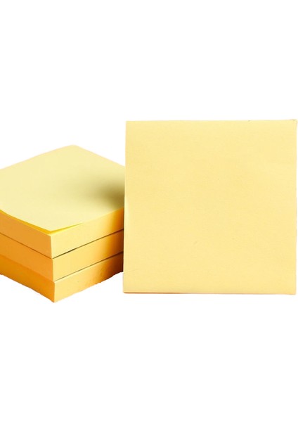 Morandi Renkli Post-It Kendinden Yapışkanlı Not Kağıdı Sarı Kare 10 Kopya 1000 Yaprak (Yurt Dışından)
