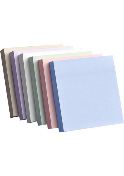 Morandi Renkli Post-It Kendinden Yapışkanlı Not Kağıdı Altı Renkli Kare Morandi 6 Kopya 600 Sayfa (Yurt Dışından)