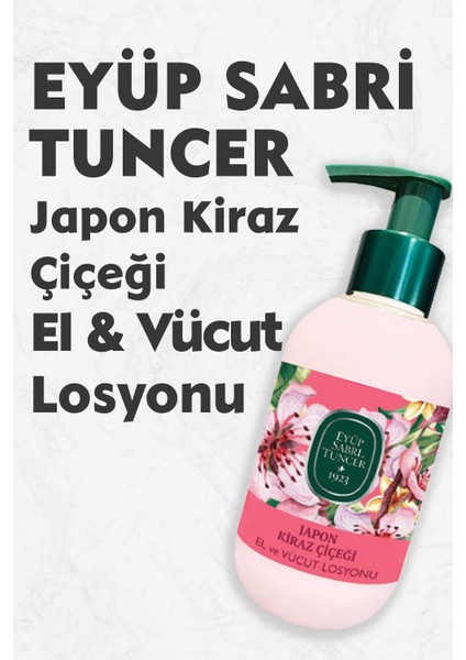 Japon Kiraz Çiçeği El ve Vücut Losyonu 280 ml