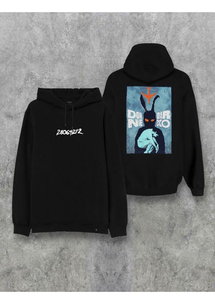 Donnie Darko Film Ön Arka Baskılı Kapşonlu Tasarım Hoodie