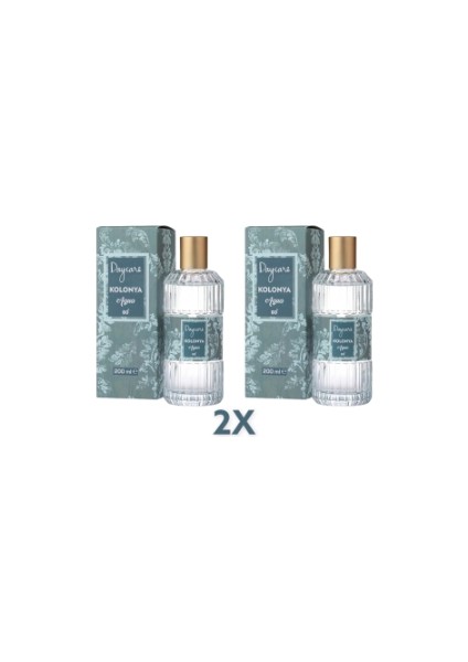 Cam Şişe Aqua Kolonya 200 ml + 200 ml