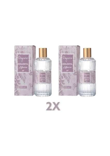 Cam Şişe Mimoza Kolonya 200 ml + 200 ml