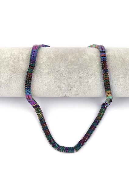 Renkli Hematit Doğal Taş Dizi 7 x 1 mm W Kesim fiyatları