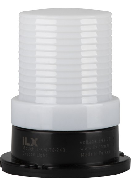 Rgb İkaz Lambası - Ø70 T6 Flaşör Seri 24 Vdc Ses Yok 5 Renk