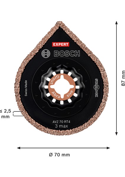 Expert 3 Max Avz 70 Rt4 Çok Fonksiyonlu Makine Derzleme Pleyti 70 mm modelleri