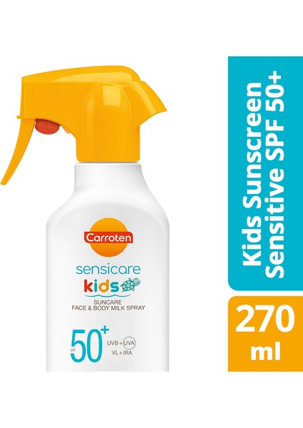 Kids SPF50 Yüksek Güneş Korumalı Yüz&vucut Çocuk Güneş Spreyi 270 ml