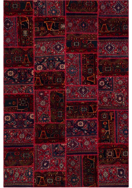 Doğal Patchwork El Dokuma Halı - 160X230 cm 6354