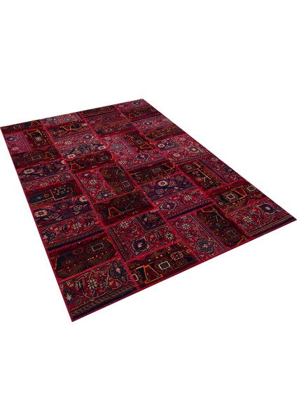 Doğal Patchwork El Dokuma Halı - 160X230 cm 6354