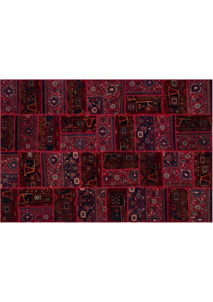 Doğal Patchwork El Dokuma Halı - 160X230 cm 6354