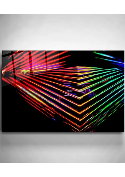 Boyutsal Neon Cam Tablo, Dekoratif Cam Tablo
