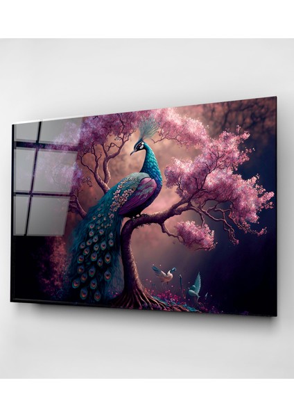 Tavus Kuşu Cam Tablo, Dekoratif Cam Tablo fırsatları