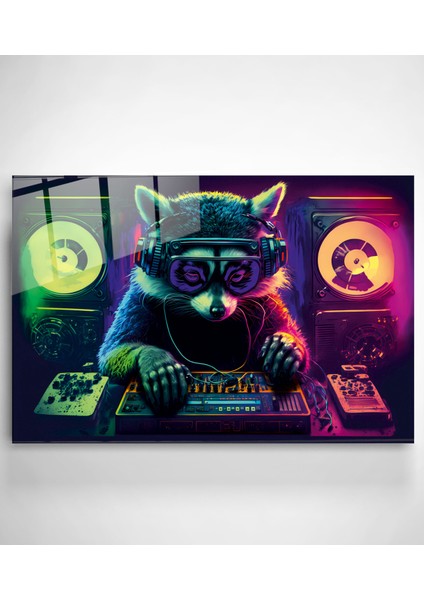 Dj Rakun Cam Tablo, Dekoratif Cam Tablo modelleri