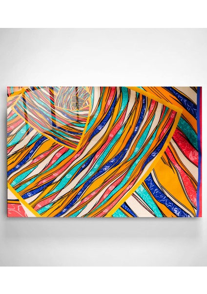 Renkli Düşler Cam Tablo, Dekoratif Cam Tablo