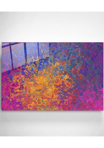 Fırça Darbesi Cam Tablo, Dekoratif Cam Tablo