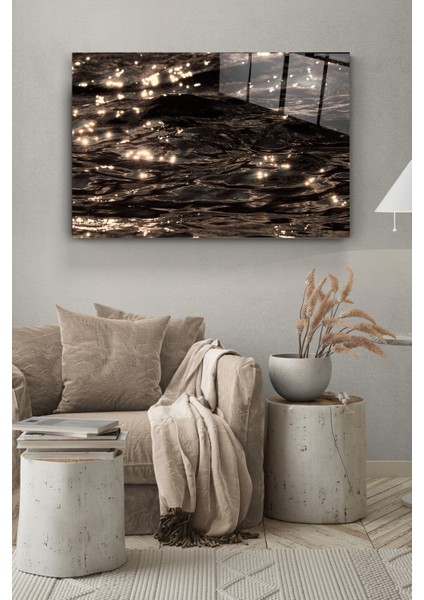 Işıltılı Dalga Cam Tablo, Dekoratif Cam Tablo modelleri