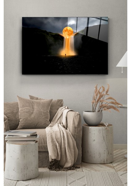 Dolunay ve Akarsu Cam Tablo, Dekoratif Cam Tablo modelleri