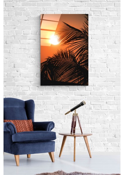 Gün Batımı Cam Tablo, Dekoratif Cam Tablo